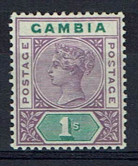 Image of Gambia SG 44a MM British Commonwealth Stamp